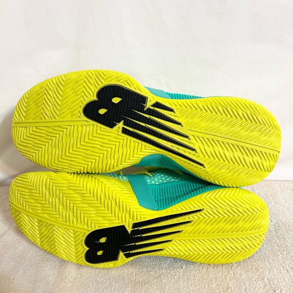 New Balance OMN1S Neon Green Kawhi Leonard size 12.5 MEN’S BASKETBALL SHOES - Picture 7 of 9